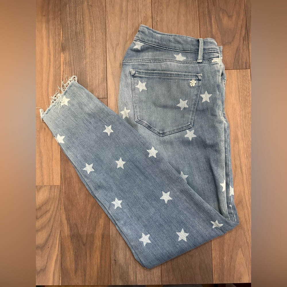 Black Orchid Light Blue Star Jeans